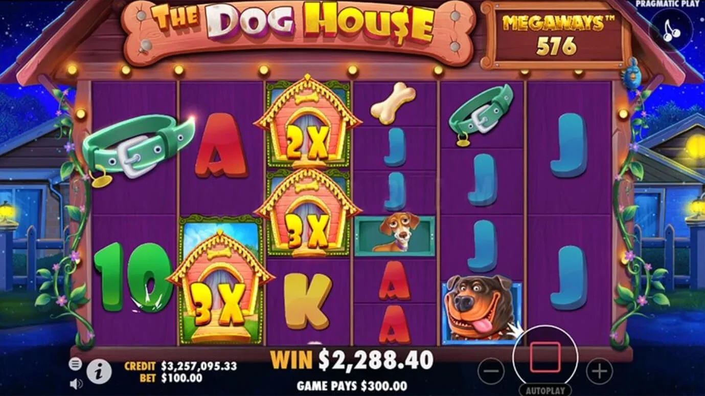 The Dog House Megaways game artwork